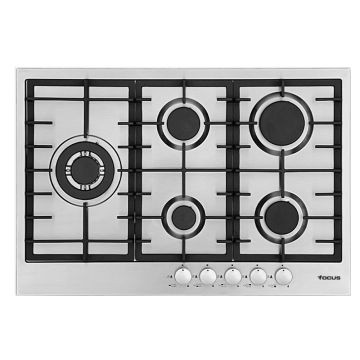 Plaque de Cuisson FOCUS F811X 5 Feux 75 cm - Inox