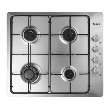 Plaque de Cuisson FOCUS F400X 4 Feux 60 cm- Inox