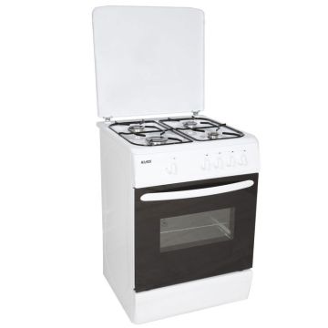 Cuisinière KLASS TG5640BB 60 cm 4 Feux - Blanc