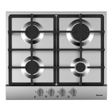 Plaque de Cuisson FOCUS F408X 4 Feux 60 cm- Inox