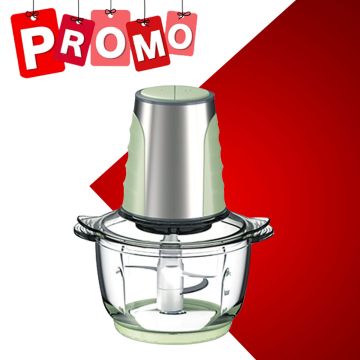 Mini Hachoir Bol En Verre MC02 500W Vert PRESTIGIA