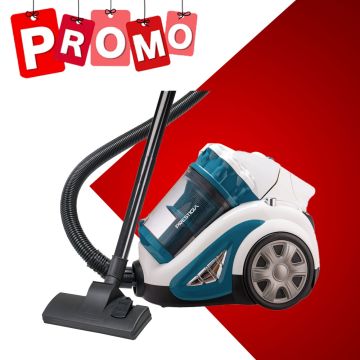 Aspirateur Cyclone Sanc Sac HJX-1806 2000W Blanc et Bleu PRESTIGIA