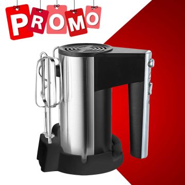 Batteur Électrique Avec Support W-HM362 150W Noir Inox PRESTIGIA