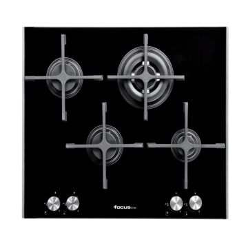 Plaque de Cuisson FOCUS 4 Feux -SOFT.60 Vitro Noir