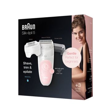 Epilateur SES5-620 Silkepil 5 Blanc Rode BRAUN