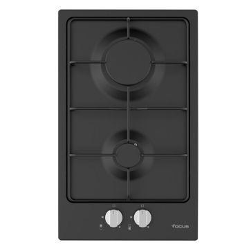 Plaque de Cuisson FOCUS F813B 2 Feux 30 cm - Noir