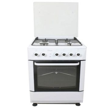 Cuisinière PROCOOK TG6640BL 60cm 4 feux Blanc