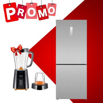 Réfrigérateur Combiné TCL P417BFN 401 Litres Nofrost - Inox