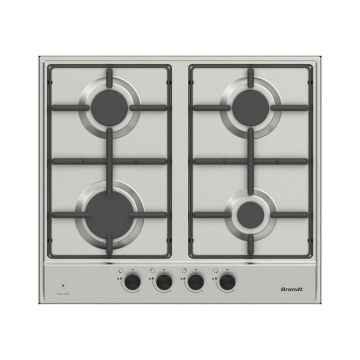 Plaque de Cuisson BRANDT BPE6341XA 4 Feux 60Cm-Inox