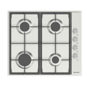 Plaque de Cuisson BRANDT BPE6411TX 4 Feux 60Cm-Inox