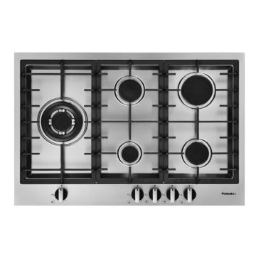 Plaque de Cuisson FOCUS 5 Feux 75cm QUADRA 75 Inox