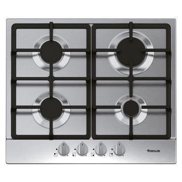 Plaque de Cuisson FOCUS 4 Feux 60Cm F.4008XS -Inox