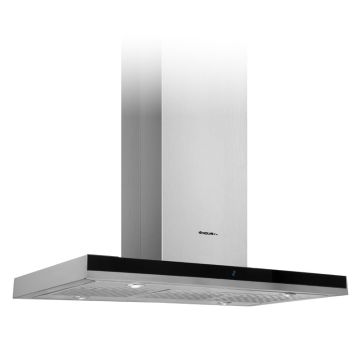 Hotte centrale FOCUS 90 cm tactile (quadra.9000) -Inox