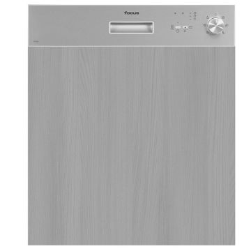 Lave Vaisselle Semi Encastrable FOCUS F500X 12 Couverts - Inox