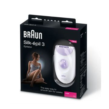 Epilateur SE3170 Silk.Epil 3 Blanc Violet BRAUN