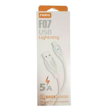  Câble  de  Charge FEEEX F07 USB Vers Lightning Blanc