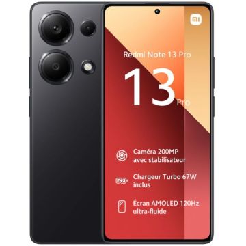 Smartphone XIAOMI REDMI NOTE 13 PRO 12GO 512GO Black