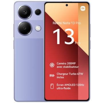 Smartphone XIAOMI REDMI NOTE 13 PRO+ 8GO 256GO Purple