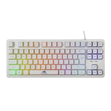  Clavier Gamer BARRACUDA BGK-01114 Blanc