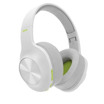 Casque HAMA Bluetooth Spirit Calypso Blanc/Vert