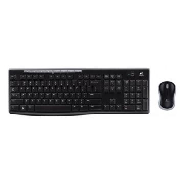 Ensemble Clavier Souris Sans Fil LOGITECH MK270 Noir