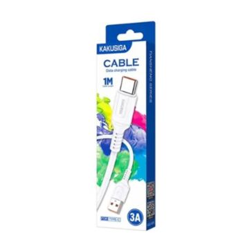 Cable de Charge KAKU KSC-805 3A Type C Blanc