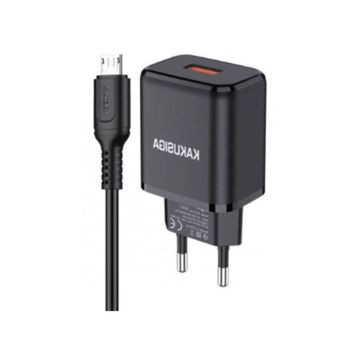 Chargeur KAKU KSC-781 1Port 2,4A Micro USB Noir