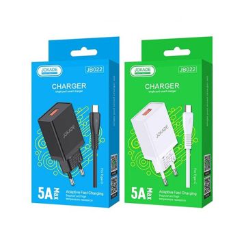 Chargeur JOKADE JB022 Micro USB Blanc