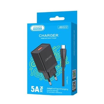 Chargeur JOKADE JB022 Type C Noir