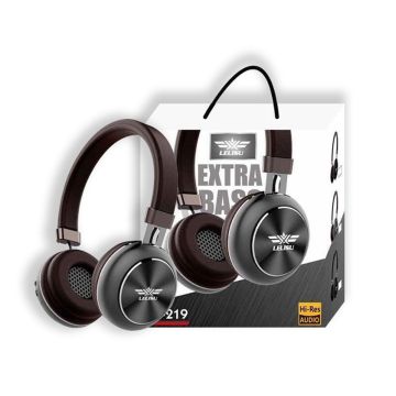 Casque Bluetooth LELISU LS-219 Marron et Noir