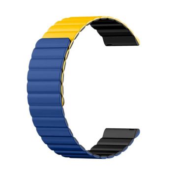 Bracelet Magnétique KIESLECT 22MM  Jaune & Bleu & Noir