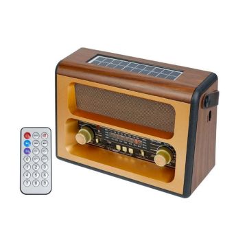 Haut Parleur MEIER Portable Radio Fm RX-BT89SQ  Marron