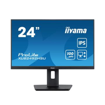 Ecran Iiyama Prolite 24" XUB2492HSU-B6 100Hz PIVO Noir