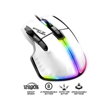 Souris Gaming SPIRIT OF GAMER PRO-M5 Blanc