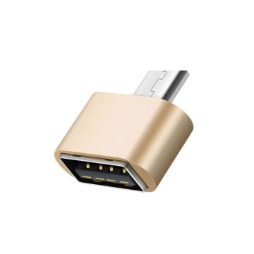 Adaptateur OTG Micro Usb Vers USB 2.0 Bronze