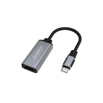 Adaptateur AIRSKY Type-C Vers HDMI 4K Ultra HD HC-33 Noir