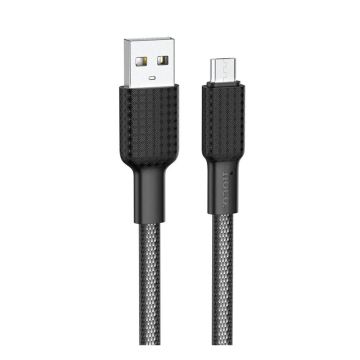 Câble de Charge HOCO USB Vers Micro USB  X69  2,4A 1,2 M Noir