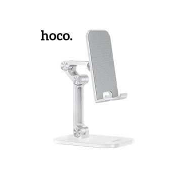 Support De Bureau HOCO Ajustable Pour Mobile et Tablette PH34 Blanc