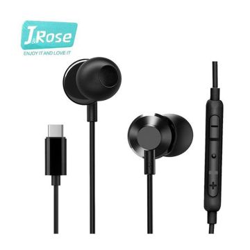 Écouteurs   Avec Micro J-ROSE E10 Noir