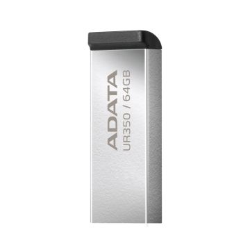 Clé USB ADATA UR350 64GO USB 3.2 Argent et Noir