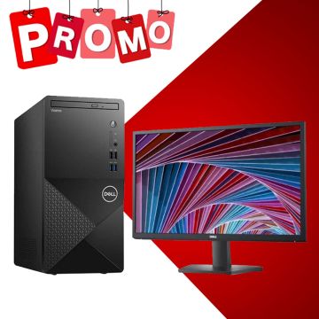 PC De Bureau DELL VOSTRO 3910 I3 12è Gén 8Go 256Go SSD - Noir + Ecran SE2222H