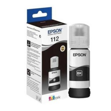 Bouteille D'encre Original EPSON EcoTank 112 - Noir (C13T06C14A)