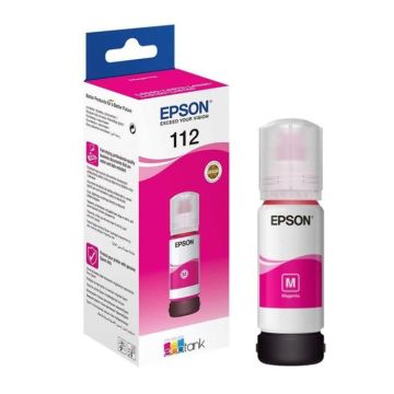 Bouteille D'encre Original EPSON EcoTank 112 - Magenta (C13T06C34A)