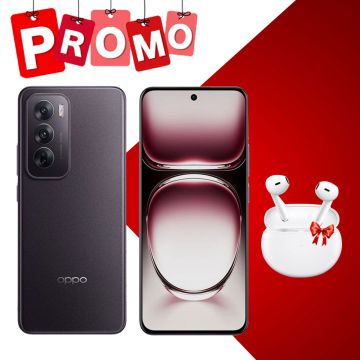  Smartphone Oppo Reno12 5G 12Go 512Go Brun Mat + Écouteurs Sans Fil Oppo Enco AIR W32 Gratuit