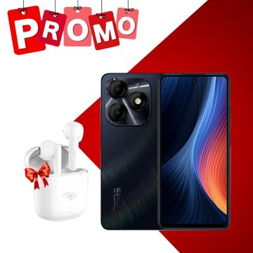 Smartphone ITEL P55 8Go 256Go - Noir +Buds ITEL Gratuit