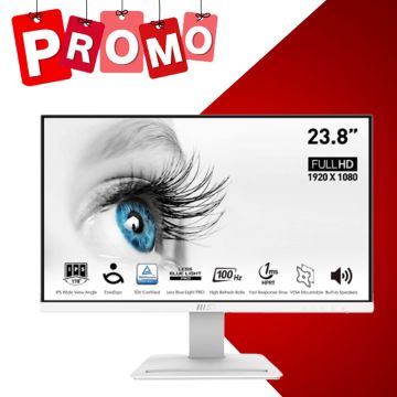 Ecran MSI PRO MP243XW 23.8'' Full HD IPS 100 Hz Blanc