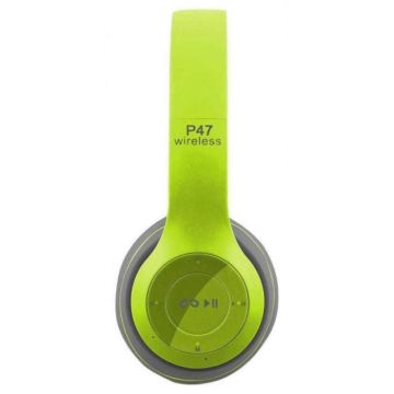 Casque Stéréo Sans Fil OAKORN P47 Bluetooth Vert