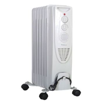 Radiateur Bain d'Huile BIOLUX RB-1503 7 Éléments 1500W - Blanc