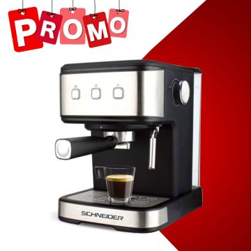 Machine à Café Expresso SCHEX15 850W Inox SCHNEIDER