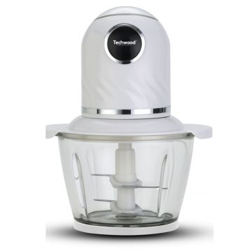 Mini Hachoir Bol En Verre THA-802 300W Blanc TECHWOOD